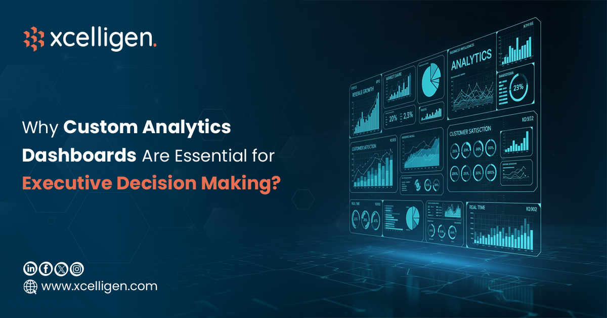 Custom analytics dashboards for Executive Decision Making